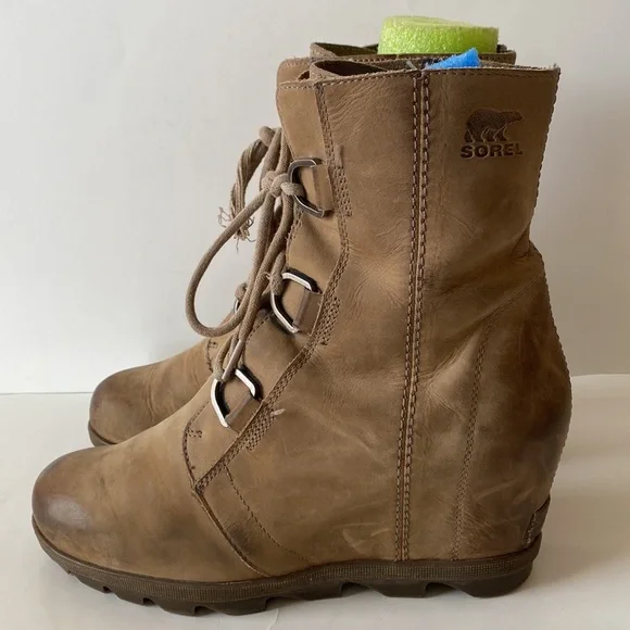 Sorel Joan of Arctic Wedge II Boot - Women's-Ash Brown-Sz 10 - Picture 3 of 15